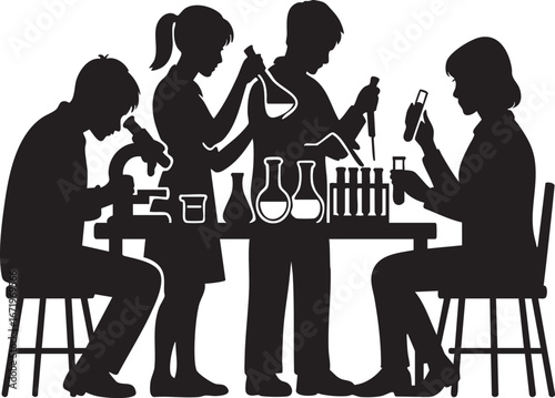 Children Conducting Science Experiments