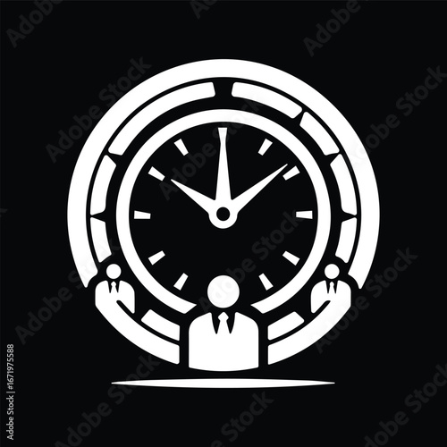 Minimal Business Clock for Time Management