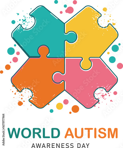 Joining puzzle pieces for world autism awareness day supports understanding and early intervention