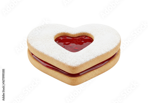 Delicious heart-shaped sandwich cookies filled with vibrant jam celebrating National Homemade