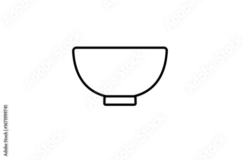 お茶碗のアイコン