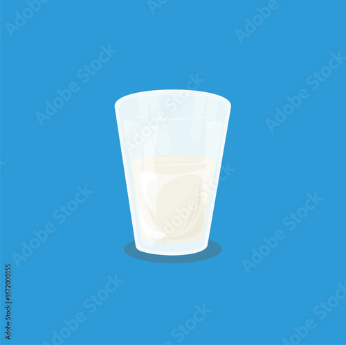 Illustration of drinks, water, a glass of milk, coconut water, for holidays, celebrations, parties, and other activities, a glass of water