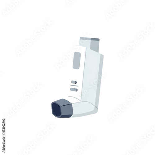 Asthma inhaler device for respiratory illness treatment and emergency relief.