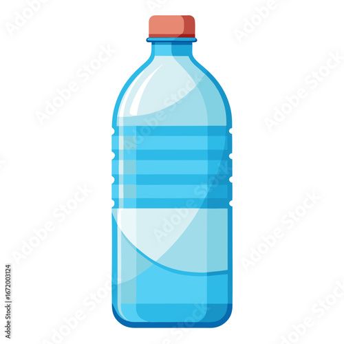 plastic bottle of water