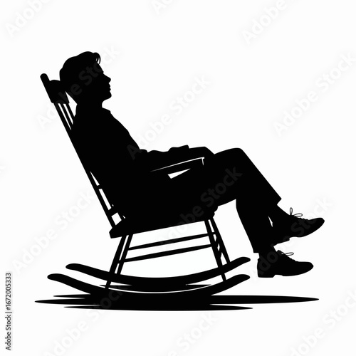 Rocking Chair Silhouette