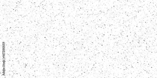 White terrazzo texture background with small gray stone speckles. seamless terrazzo background in minimal white and gray pattern. wall and floor tiles mosaic design.