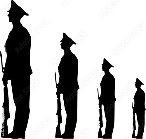 Lone Soldier Marching in Para...