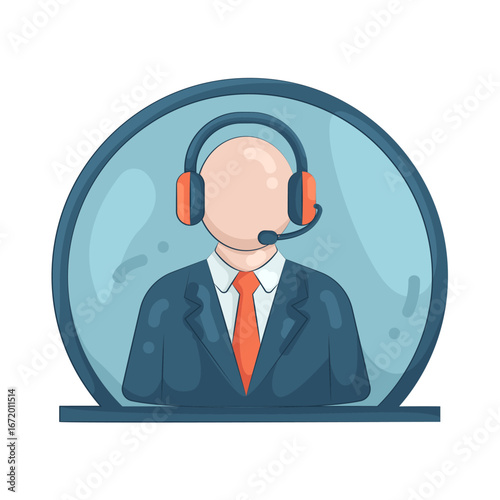 Illustration of customer service