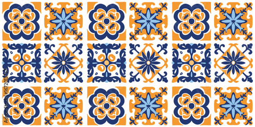 vector illustration colorful Moroccan mosaic