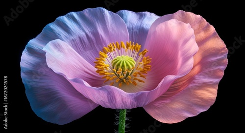 Póster gráfico de flores colorido Fondo PPT, fondo de fondo de pantalla de computadora de flores abstracta