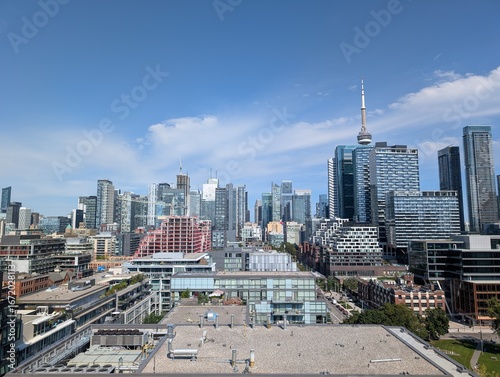 Canvas Print Overview of Downtown Toronto, Canada - August 2025