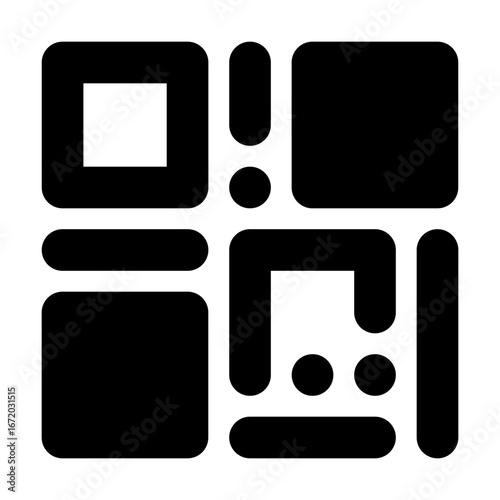 QR Code Icon Filled