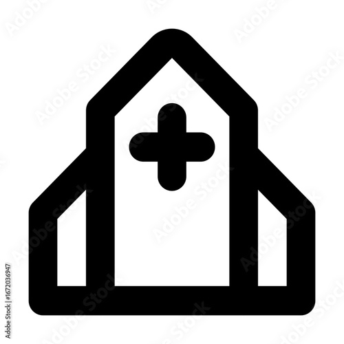 Church Outline Icon