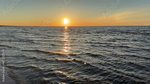 baltic sea beach summer waves Palanga Klaipeda Lithuania