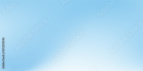 Aesthetic clear blue sky set. Summer season blue pastel colored vertical vector banner. Blurred sky gradient background. Simple soft light modern