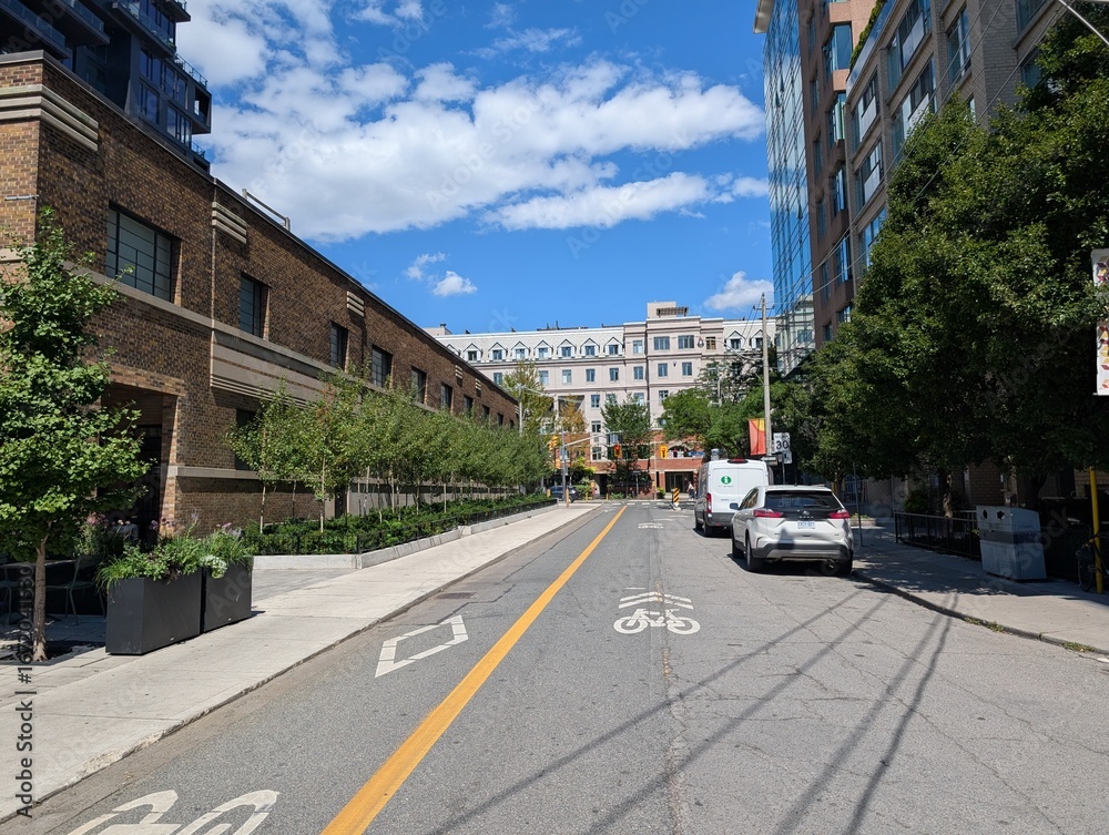 Obraz premium Overview of Downtown Toronto, Canada - August 2025