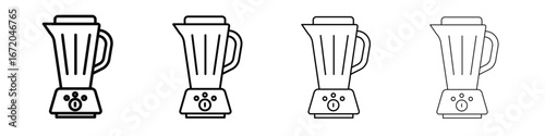 Juicer icons. line strokes simple icons
