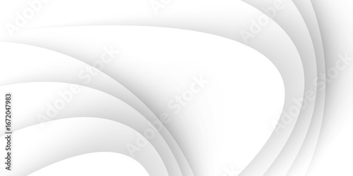 Abstract  white and gray color, modern design stripes background with geometric round shape. Modern trendy design in vector EPS 10
