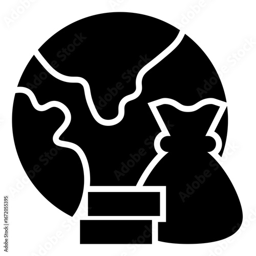 Global Finance Growth Icon
