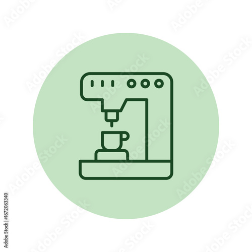 Coffee machine pentaglow , vector, pixel perfect, illustrator file 
