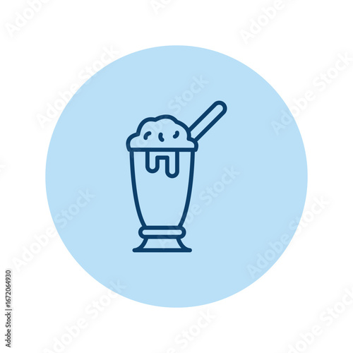 Milkshake pentaglow , vector, pixel perfect, illustrator file 
