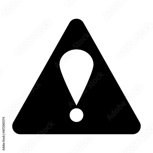 警告アイコン - Warning Symbol Icon (Black)
