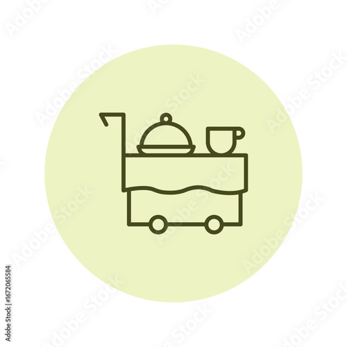 Room Service  pentaglow , vector, pixel perfect, illustrator file 
 