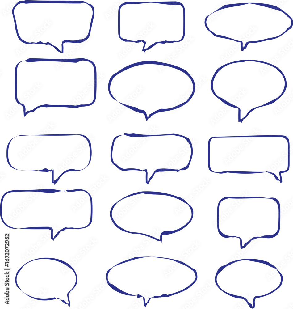 Obraz premium Speech Bubble Pack Templates | Comic, Chat, Social Media Vector Elements