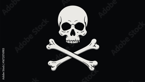 Pirate Skull and Crossbones Icon
