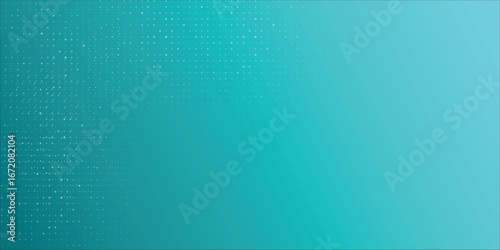 Abstract Gradient Background with Subtle Dotted Texture in Turquoise eps10