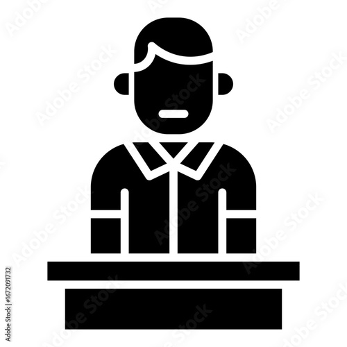 Employee Desk Icon