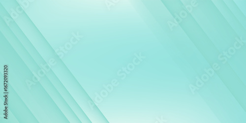 Pastel blue mint abstract lines background presentation template