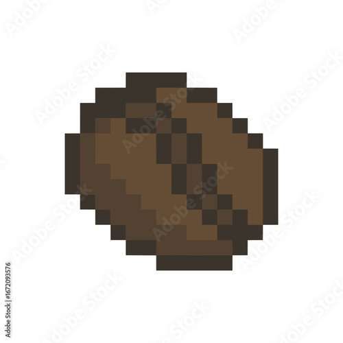 coffee bean retro pixel art