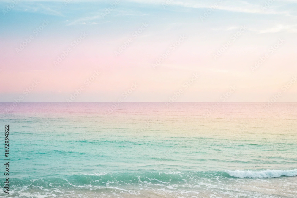 Fototapeta premium Minimalist pastel gradient background with smooth soft tones 