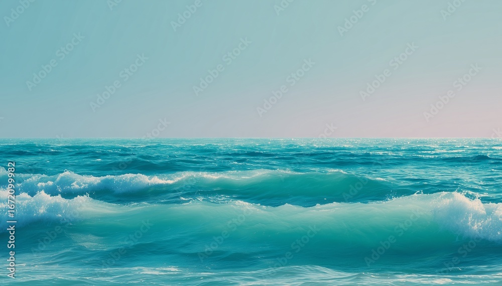 Fototapeta premium 잔잔한 파도