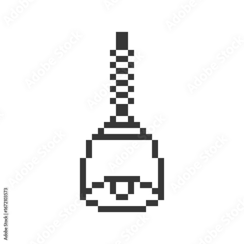 chandelier lamp retro pixel art