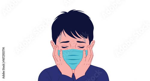 Understanding the emotional toll of wearing protective masks for extended periods on individuals
