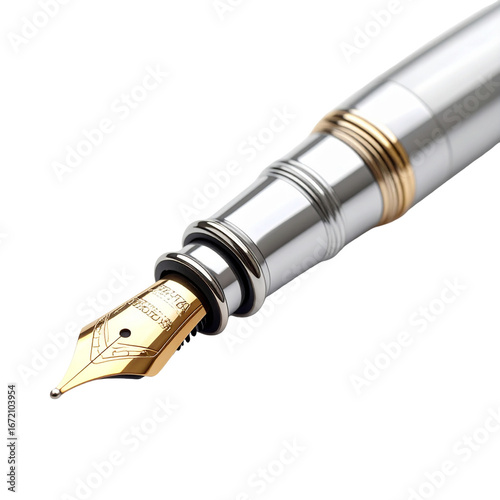 Luxurious Gold Nib Fountain Pen For Writing Business Education Concepts