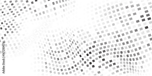 Mesh dotted halftone gradient texture. Vanishing polka dot simple
