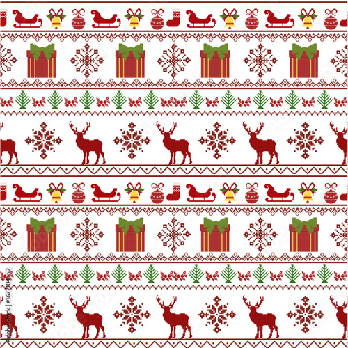 christmas seamless pattern