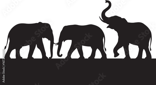 Elephant Silhouette Vector Set

Wild Elephant Animal Silhouette Collection

Elephant Walking and Standing Silhouette Graphic