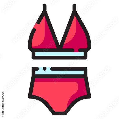 Travel Icon Set. This is lineal color icon style. 