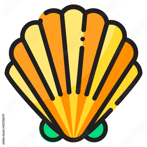 Travel Icon Set. This is lineal color icon style. 