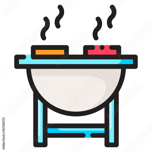 Travel Icon Set. This is lineal color icon style. 