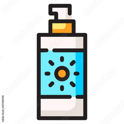 Travel Icon Set. This is lineal color icon style. 