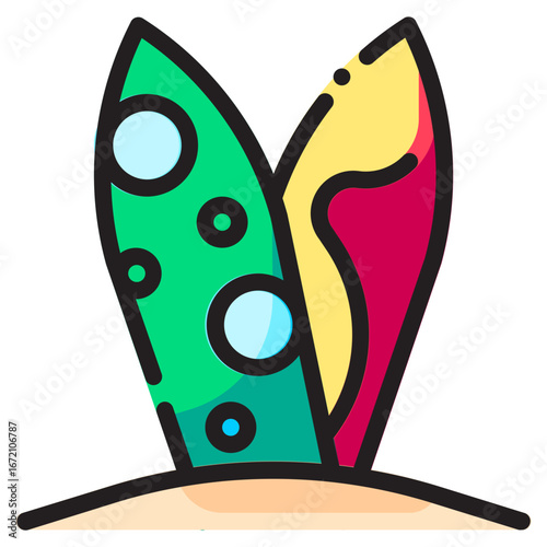 Travel Icon Set. This is lineal color icon style. 