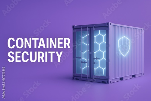 Glowing Secure Container for Encrypted Data Storage and Confidential Digital Assets