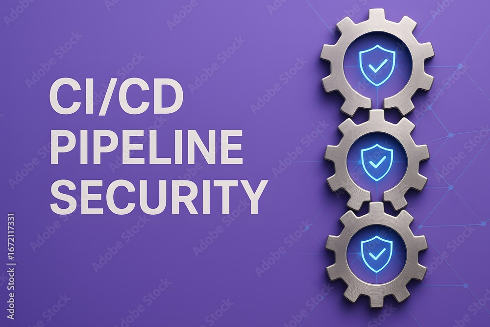 Obraz premium Secure CI CD Pipeline for Automated Software Delivery and Application Security
