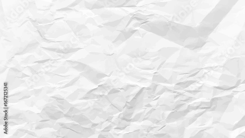 White clean crumpled paper