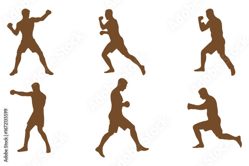  Kickboxing Icons eps 10